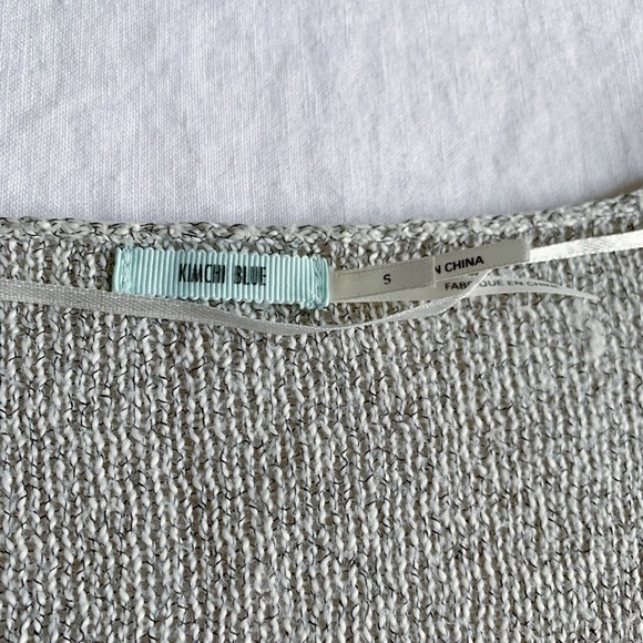 Marl Gray Cross Front Sweater - Picture 3 of 3